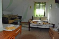 Blick in ein Gästezimmer