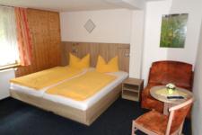 Blick in ein Gästezimmer