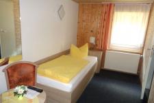 Blick in ein Gästezimmer