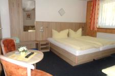 Blick in ein Gästezimmer