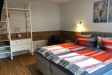 Blick in ein Gästezimmer