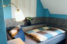 Blick in ein Gästezimmer