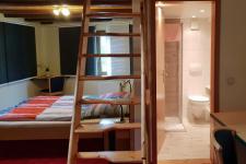 Blick in ein Gästezimmer