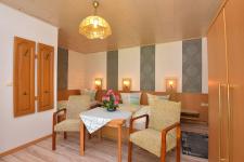 Blick in ein Gästezimmer