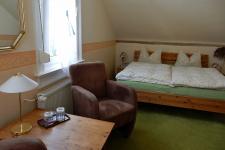 Blick in ein Gästezimmer