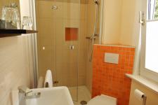 Blick in ein Gästebad