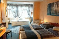 Blick in ein Gästezimmer