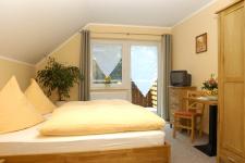 Blick in ein Gästezimmer