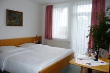 Blick in ein Gästezimmer