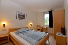 Blick in ein Gästezimmer