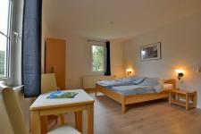 Blick in ein Gästezimmer