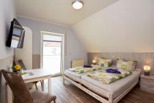 Blick in ein Gästezimmer