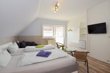 Blick in ein Gästezimmer