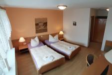 Blick in ein Gästezimmer