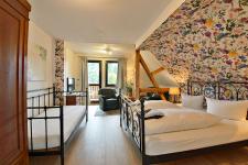 Blick in ein Gästezimmer