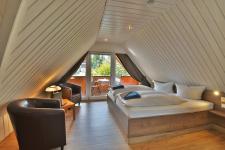 Blick in ein Gästezimmer