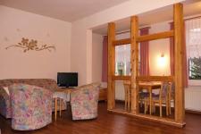 Blick in ein Gästezimmer