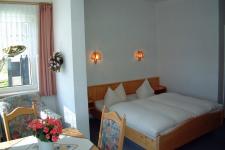 Blick in ein Gästezimmer