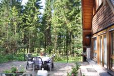 Terrasse am Ferienhaus