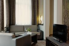 Blick in ein Gästezimmer