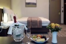 Blick in ein Gästezimmer