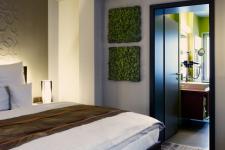 Blick in ein Gästezimmer