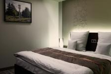 Blick in ein Gästezimmer