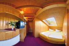 Blick in ein Gästezimmer