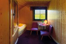 Blick in ein Gästezimmer