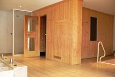 Wellnessbereich mit Sauna