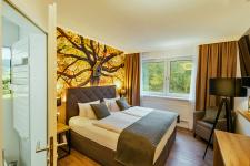 Blick in ein Gästezimmer