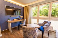 Blick in ein Gästezimmer