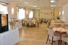 Blick in den Frühstücksraum