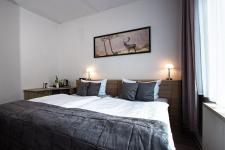 Blick in ein Gästezimmer