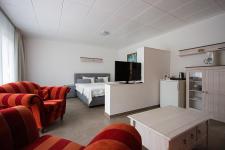 Blick in ein Gästezimmer