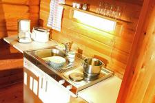 Blick in ein Ferienhaus