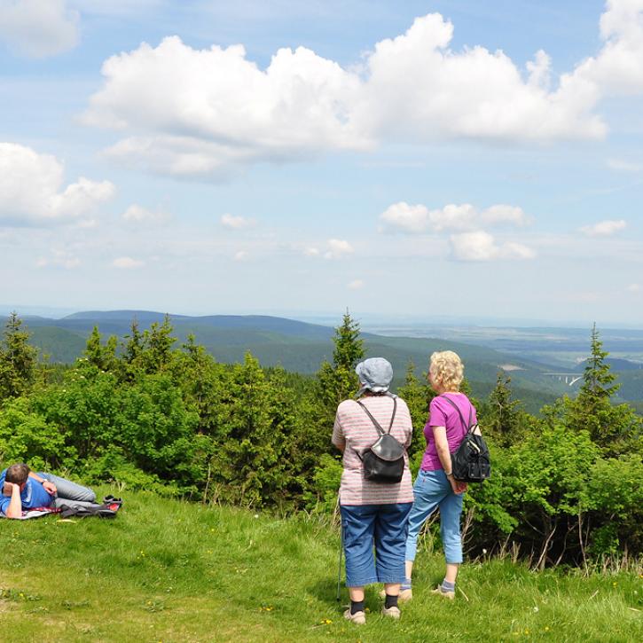 Wanderer am Schneekopf