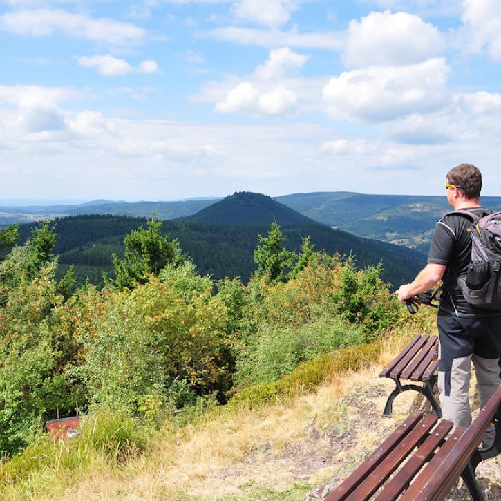 Wanderer auf dem Ruppberg