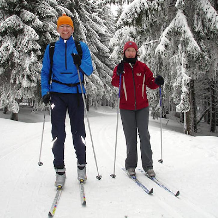 Langlauf bei Oberhof