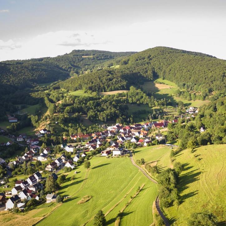 Blick auf Schnellbach