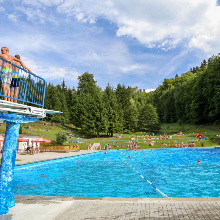 Waldschwimmbad in Kleinschmalkalden