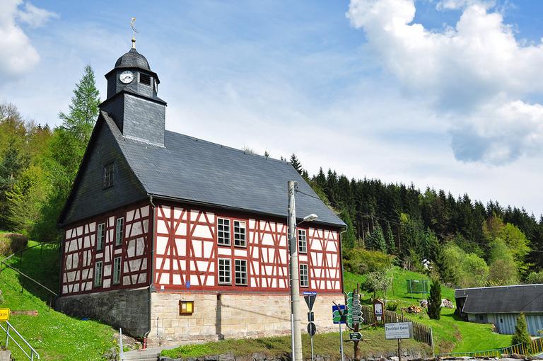 Fachwerkkirche in Vesser