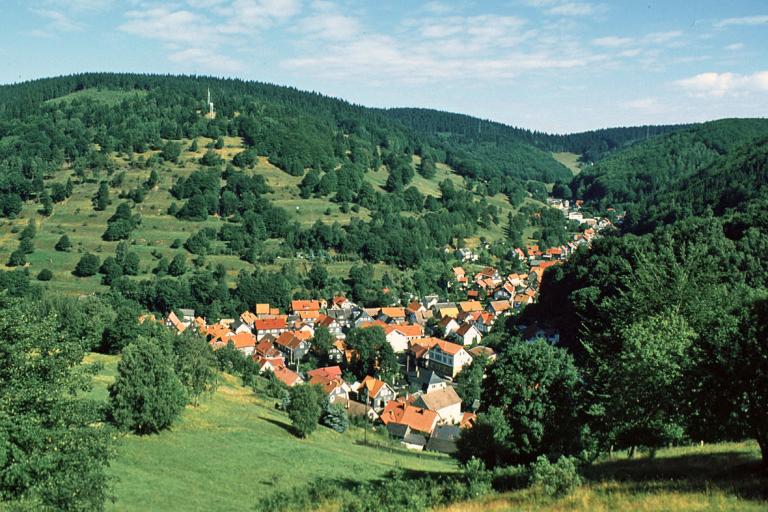 Blick vom Löffelberg auf Gießübel