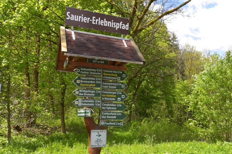 Saurier-Erlebnispfad zwischen Georgenthal und Tambach-Dietharz